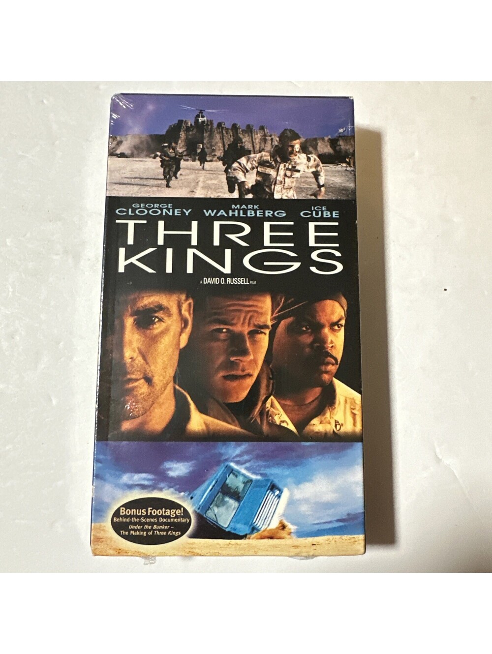 Three Kings VHS 1999 Action Adventure George Clooney Warner Home Video
